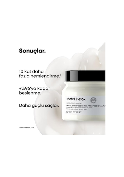 Loreal Professionnel Metal  İşlem Görmüş Ve Yıpranmış Saçlar İçin Kırılma Karşıtı Koruyucu Maske 150 Ml