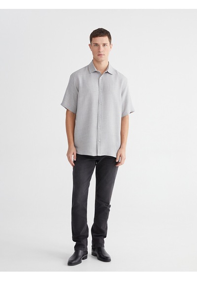 LC Waikiki Lc Waıkıkı Gri Regular Fit Erkek Gömlek