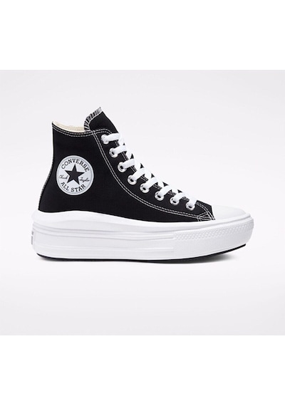 Converse Ctas Move Hi Kadın Günlük Ayakkabı 568497C Siyah-Siyah-36