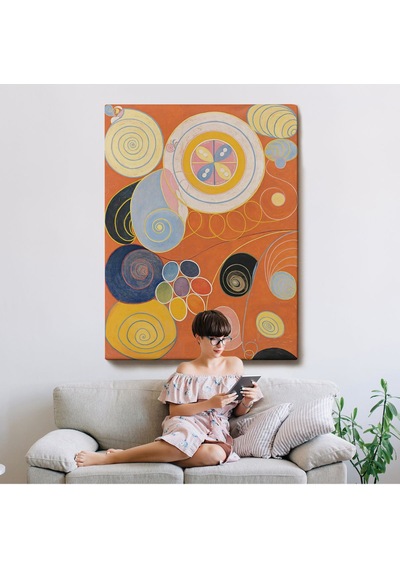 Miyrem^ Canvas Serie Hilma Af Klint - Gençlik Tablosu-7314