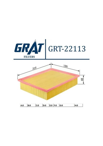 Grat 22113 Hava Filtresi 1120940104