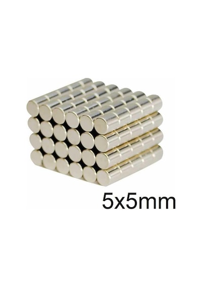 5X5Mm Neodyum Güçlü Mıknatıs - Neodim Magnet
