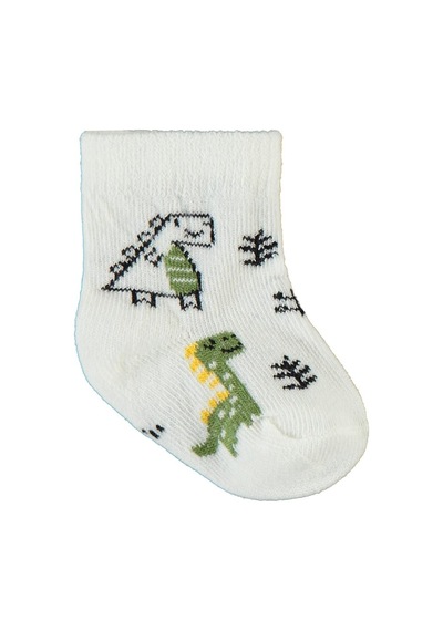 Civil Baby Hello Dino Desen Asetat 0-24 Ay Çorap Setleri - Standart Standart