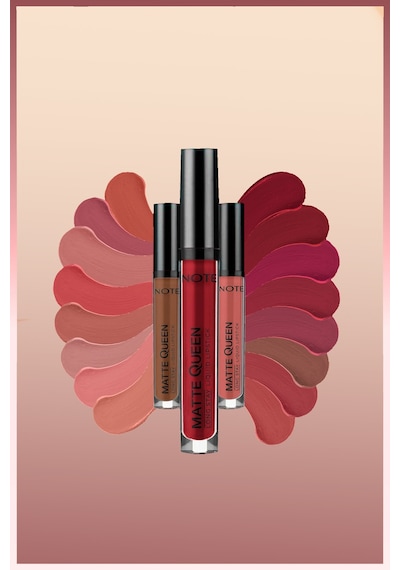 Note Cosmetique Matte Queen Lipstick Kalıcı Mat Likit Ruj - 14 Bold Berry - Kırmızı