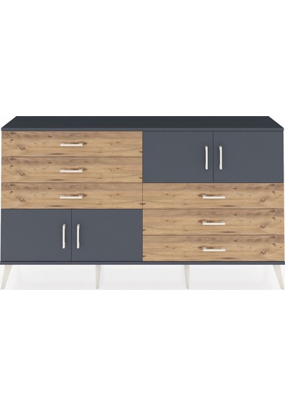 Arges Konsol 2 Raflı 6 Çekmeceli 4 Kapaklı 176x30x99 Antrasit-antrasit/çam Antrasıt/atlas Çam - Antrasıt Arges Konsol 2 Raflı 6 Çekmeceli 4 Kapaklı 176x30x99 Antrasit-antrasit/çam Antrasıt/atlas Çam - Antrasıt
