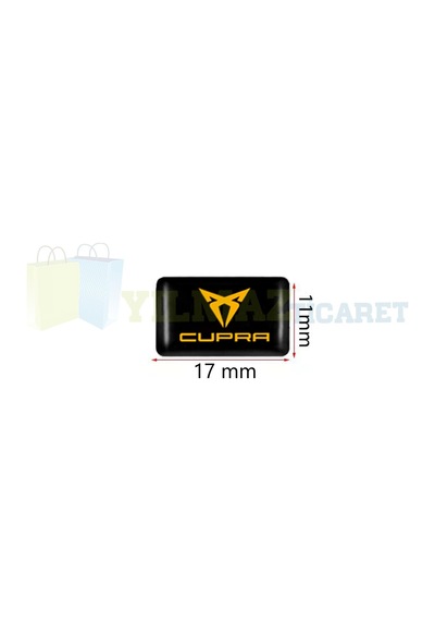 Seat Cupra Logo Direksiyon Jant Vites Torpido 3D Damla Sticker