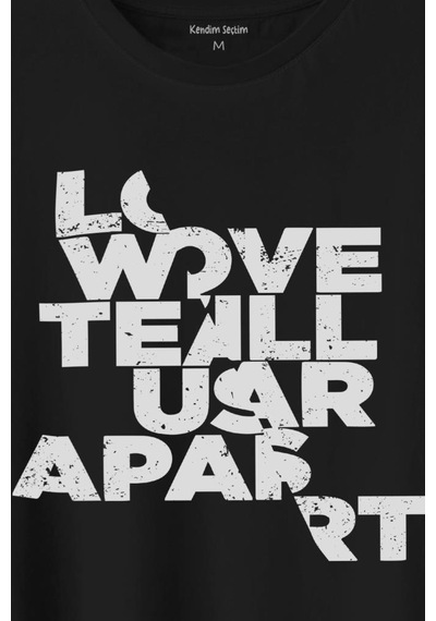 Joy Division Love Will Tear Us Ian Curtıs Baskılı Tişört Unisex T-shirt 001
