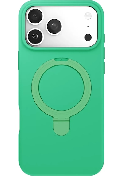 Newface Apple İphone 17 Pro Regal Magsafe Standlı Kapak - Yeşil