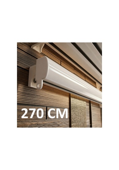 Beyaz Dekoratif Ray Alüminyum Tek Kanallı Dekoratif Metal Perde Kornişi - Tekli Dekoratif Korniş Beyaz270cm - 858381665 Beyaz270cm Beyaz Dekoratif Ray Alüminyum Tek Kanallı Dekoratif Metal Perde Kornişi - Tekli Dekoratif Korniş Beyaz270cm - 858381665 Beyaz270cm
