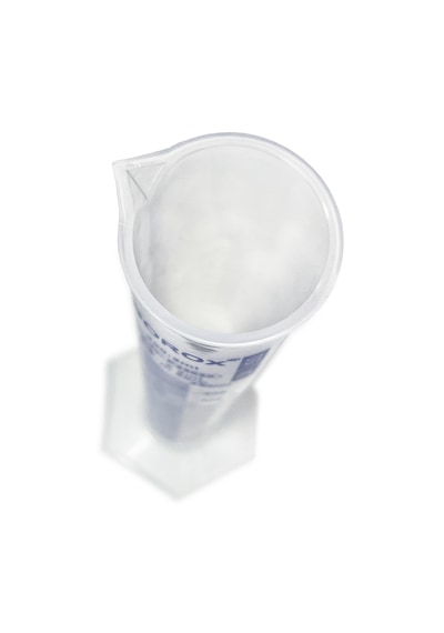 Borox Plastik Mezür 250 Ml - Uzun Form - Mavi Skala