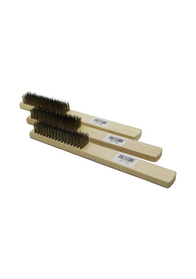 Dmax Dmx-4247 Ahşap Saplı Tel Fırça- 12'li Paket