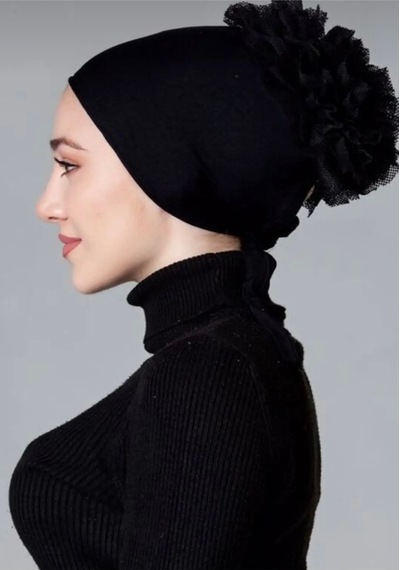 Ardün Hijab Silikonlu Fırfırlı Bone Kaymayan Topuz Bonesi Dikişsiz Siyah Konforlu Pratik Bone Siyah - 936723216 Siyah Ardün Hijab Silikonlu Fırfırlı Bone Kaymayan Topuz Bonesi Dikişsiz Siyah Konforlu Pratik Bone Siyah - 936723216 Siyah