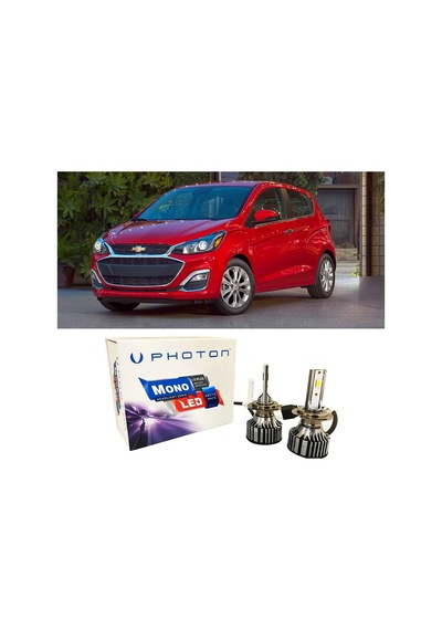 Chevrolet Spark Uzun + Kısa Far Ampulü H4 Mono Yeni Seri Beyaz 2016-2021