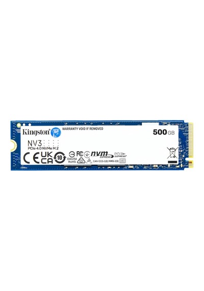Kingston 500gb Nv3 Pcıe 4.0 Nvme M.2 2280 Ssd Disk Snv3s-500g Ssd Disk