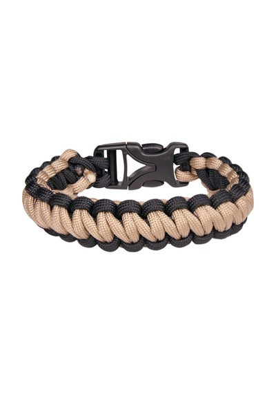 Coghlans Paracord Bileklik Siyah Bej Çok Renkli
