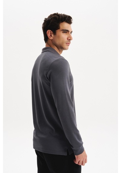 AR-MA Arma Erkek Basic Slim Fit Fermuarlı Polo Yaka Sweatshirt İnce Modal Pamuk Elastan Karışımlı Örme İnterlok Kumaş K30554989002 Gri AR-MA Arma Erkek Basic Slim Fit Fermuarlı Polo Yaka Sweatshirt İnce Modal Pamuk Elastan Karışımlı Örme İnterlok Kumaş K30554989002 Gri