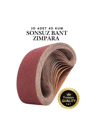 30 Adet Sonsuz Bant Zımpara Kağıdı 75x533 Mm 40 Kum Kalın Tank Palet Zımparası Şerit Zımpara Makinesi Ağaç Ahşap Metal Demir Duvar Yüzey Temizleme Kazıma Taşlama Seti Zımparalama Akülü Elektrikli