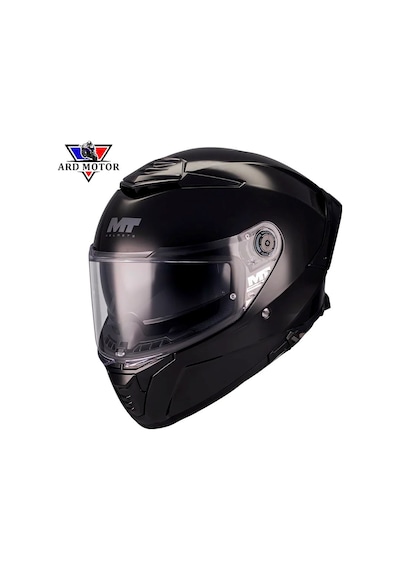 Mt Thunder 4 Sv Puree A1 Parlak Siyah Kapalı Kask Sİyah