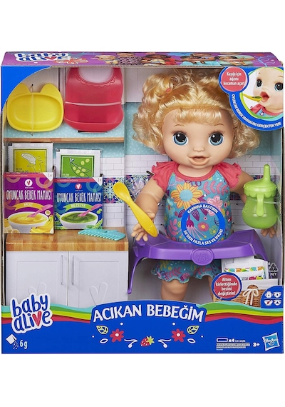 Baby Alive Acıkan Bebeğim Türkçe Konuşan Hareketli Baby Bebek