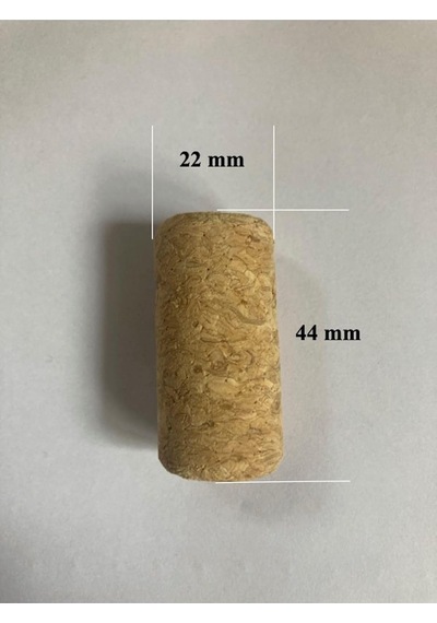 Kemerhisar Uzun 22x44 Mm Şişe Mantarı 50 Adet Doğal Şarap Şişesi Tıpası Tapa Renkli