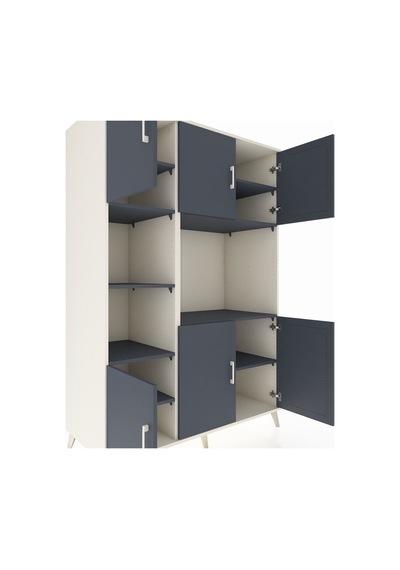 Kronos Dolap 9 Raflı 6 Kapaklı 132x59x195 Aytaşı-antrasit/antrasit Antrasıt/antrasıt Kronos Dolap 9 Raflı 6 Kapaklı 132x59x195 Aytaşı-antrasit/antrasit Antrasıt/antrasıt