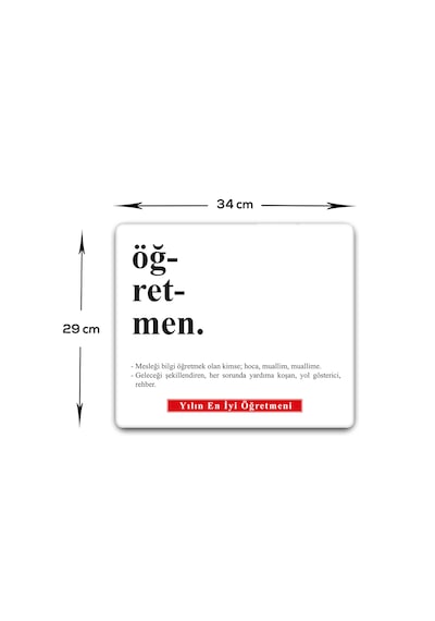 Cam Kesme Tahtası - Cam Kesme Tablası Öğretmen 29cm X 34cm