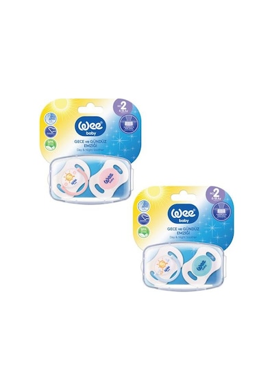 Wee Baby 153 Gece Gündüz Emziği 6-18 Ay No: 2 Mavi