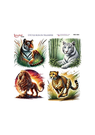 Ütü İle Rub On Transfer Kağıdı 30x30cm Rb-594
