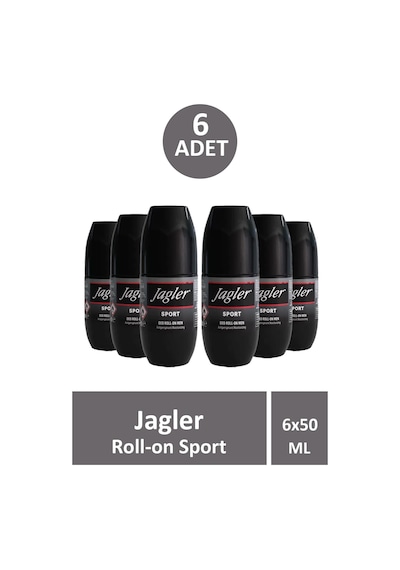 Jagler Sport Erkek Roll-on 50 Ml 6 Adet