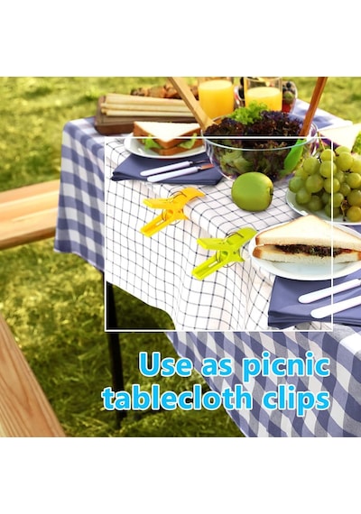 Vicloon Banyo Havlusu Klipsleri 6 Adet Büyük Clothespins Havlu Klipsleri Plaj Havlusu Klipsleri Plaj Ve Şezlonglarda Genel