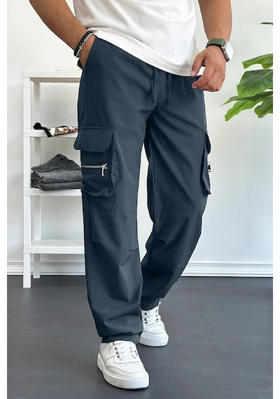 Edwoxmen Erkek İnce Baggy Kalıp Kargo Pantolon Füme Edw164-fume Füme Edwoxmen Erkek İnce Baggy Kalıp Kargo Pantolon Füme Edw164-fume Füme