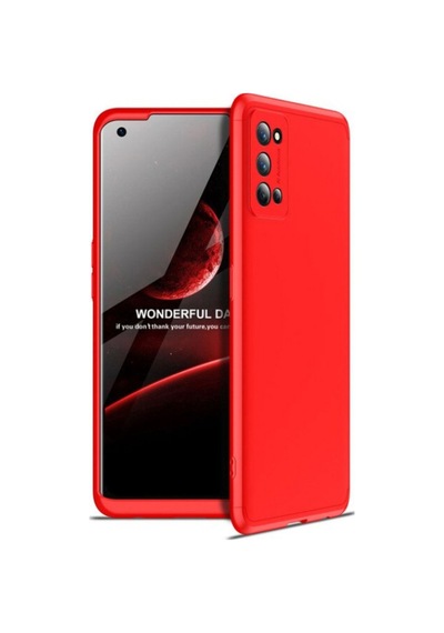 Realme 7 Pro Kılıf Zore Ays Kapak Kırmızı