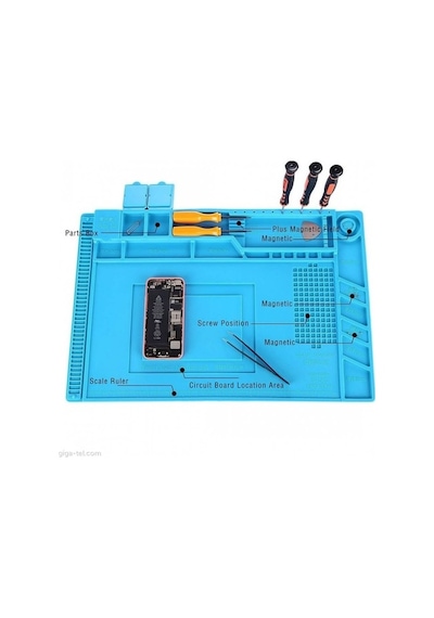 S160 Isıya Dayanıklı Silikon Ped Mıknatıslı Tamir Pedi 45X30Cm (245410670)