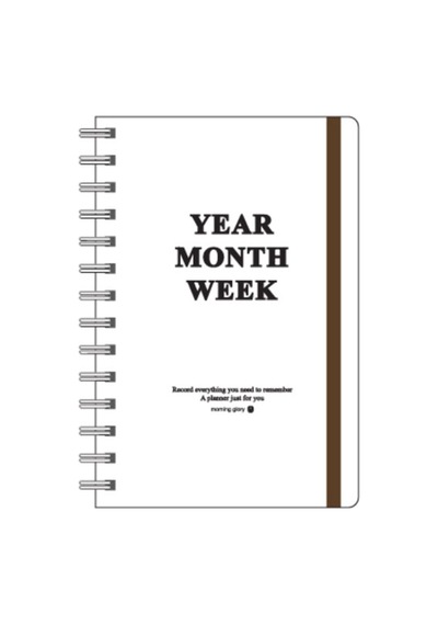 Morning Glory 5000 Planlayıcı Defter 12,4x18,5 Cm Beyaz 12340-88554
