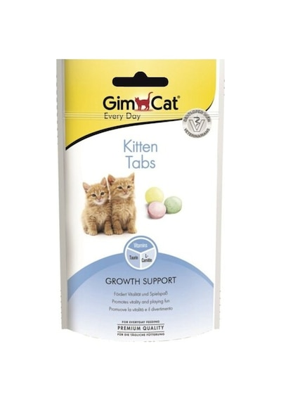 Gimcat Kitten Tabs Growth Support Ödül Tableti 40 G