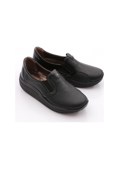 Dgn 4506 Kadin Comfort Ayakkabi Siyah Analin