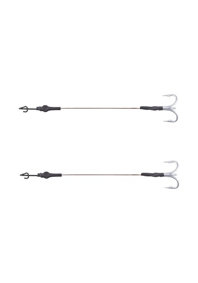 Balzer 13936 Silikon Yemler İçin Çelik Telli Rigs 11cm 2'li Paket 50-300gr Zokalar İçin