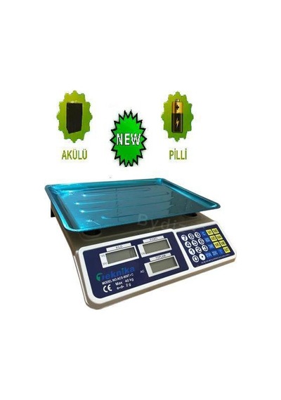 Elektronik Terazi 40 KG Teknika Şarjlı Ve Pilli Kullanım