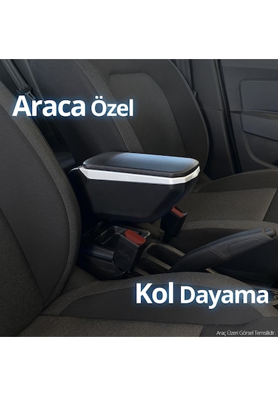 S-dizayn Renault Clio 4 Kol Dayama Kolçak Geçmeli Abs Gri 2012-2019 A+kalite