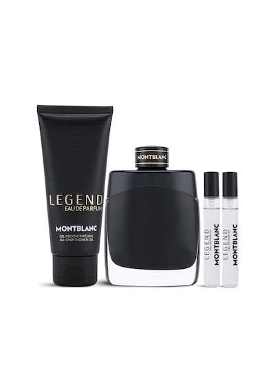 Mont Blanc Legend Edp 100 Ml + Edp 2 X 7,5 Ml + 100 Ml Shower Gel Erkek Parfüm Seti Aromatik