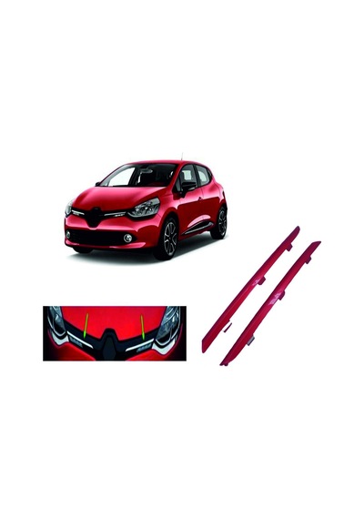 Renault Clio 4 Panjur Çıtası Sağ & Sol Takım Kırmızı 620723341k
