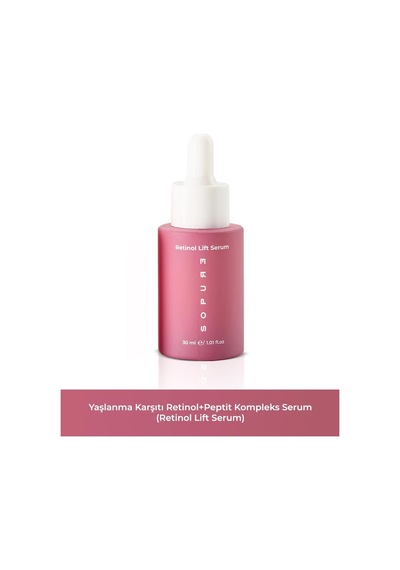 Retinol Lift Serum-kırışıklık Karşıtı%0.3 Retinol Ve Peptit İçeren, Leke Ve Yaşlanma Karşıtı Gece Bakım S