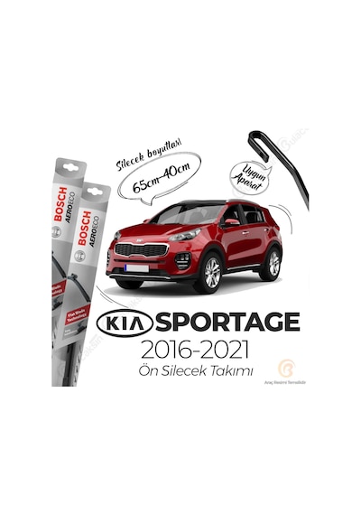 Kia Sportage Muz Silecek Takımı 2016-2020 Bosch Aeroeco