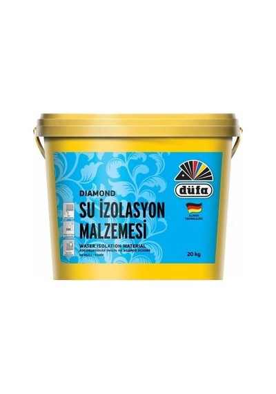 Düfa Diamond Su Kesici Çatı İzolasyon Malzemesi 20 Kg Ral 7040 Gri