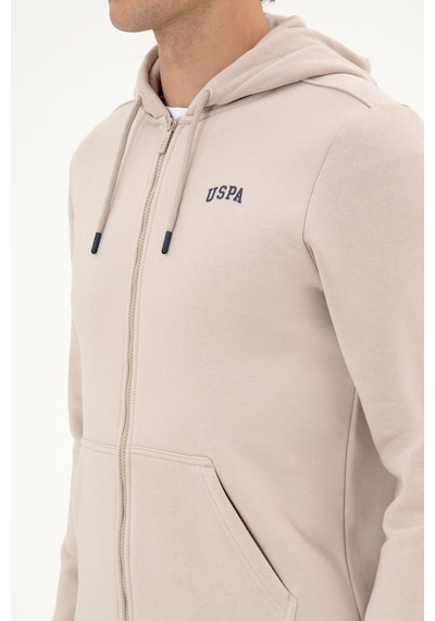 U.S. Polo Assn. Erkek Regular Fit Taş Şardonlu Örme Hırka 50313755-VR049