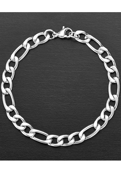 Figaro Paslanmaz Çelik Erkek Bileklik Kalın Zincir 8 Mm Eck19B Beyaz Figaro Paslanmaz Çelik Erkek Bileklik Kalın Zincir 8 Mm Eck19B Beyaz