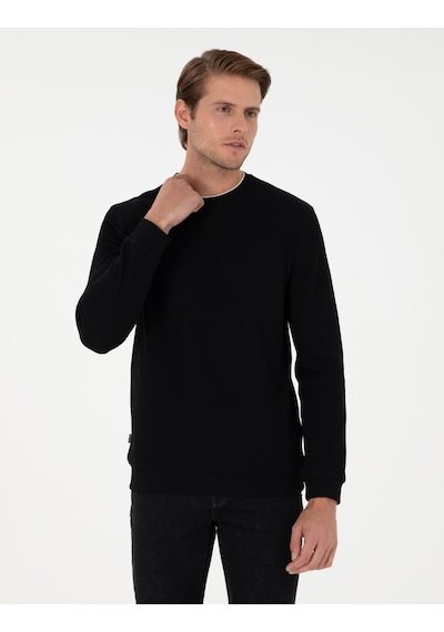 Pierre Cardin Erkek Siyah Sweatshirt 50296485-vr046 Siyah