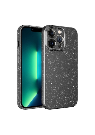 Apple Uyumlu  iPhone 12 Pro Max Kilif Simli Silikon Lüks Kapak 563109223