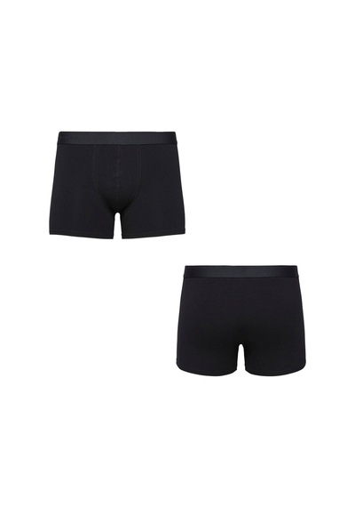 Nacar Store Erkek Karışık Renk 10'lu Paket Pamuklu Likralı Boxer Çok Renkli