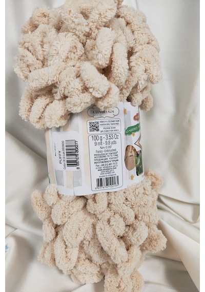 Puffy Bal Köpüğü El Örgü İpi 100gr. 9mt. 5'li Paket - Renk: 310